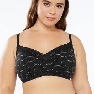 Savage x Fenty Cotton Essentials Lace Trim Bralette